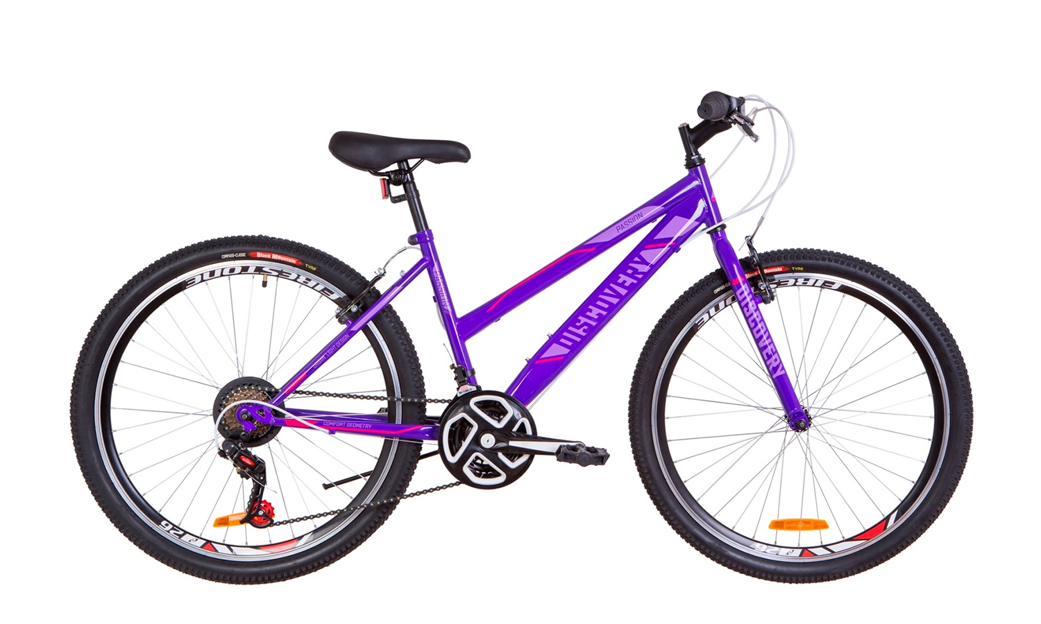 Велосипед 26" Discovery PASSION Vbr (2019) 2019 Фиолетовый